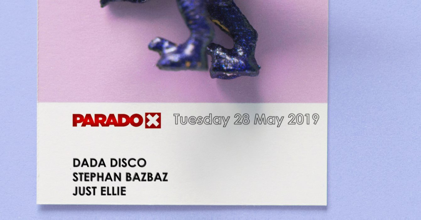 Paradox with Dada Disco, Stephan Bazbaz, Just Ellie - Flyer front