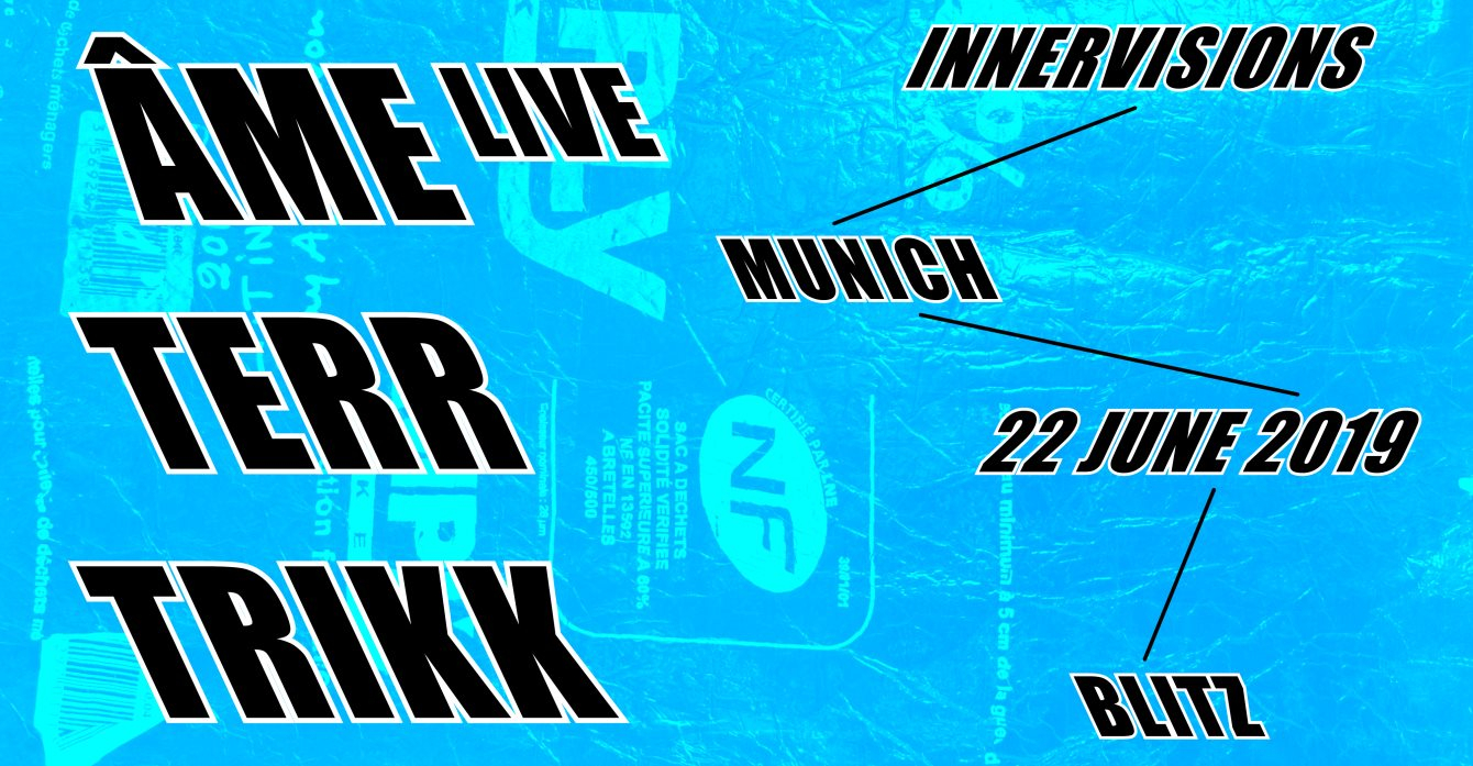 Innervisions Munich: Âme Live, Terr, Trikk - Flyer front