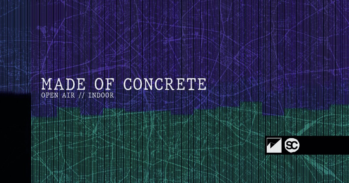 made of CONCRETE // with Markus Suckut, MTD, Brothers Black… - Flyer front