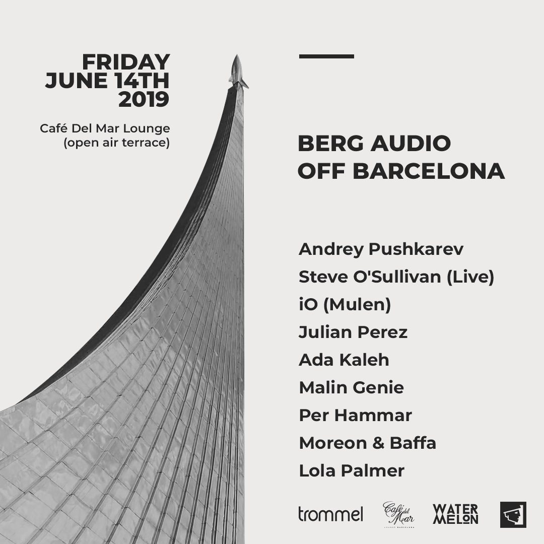 Berg Audio - Off Barcelona 2019 - Flyer front