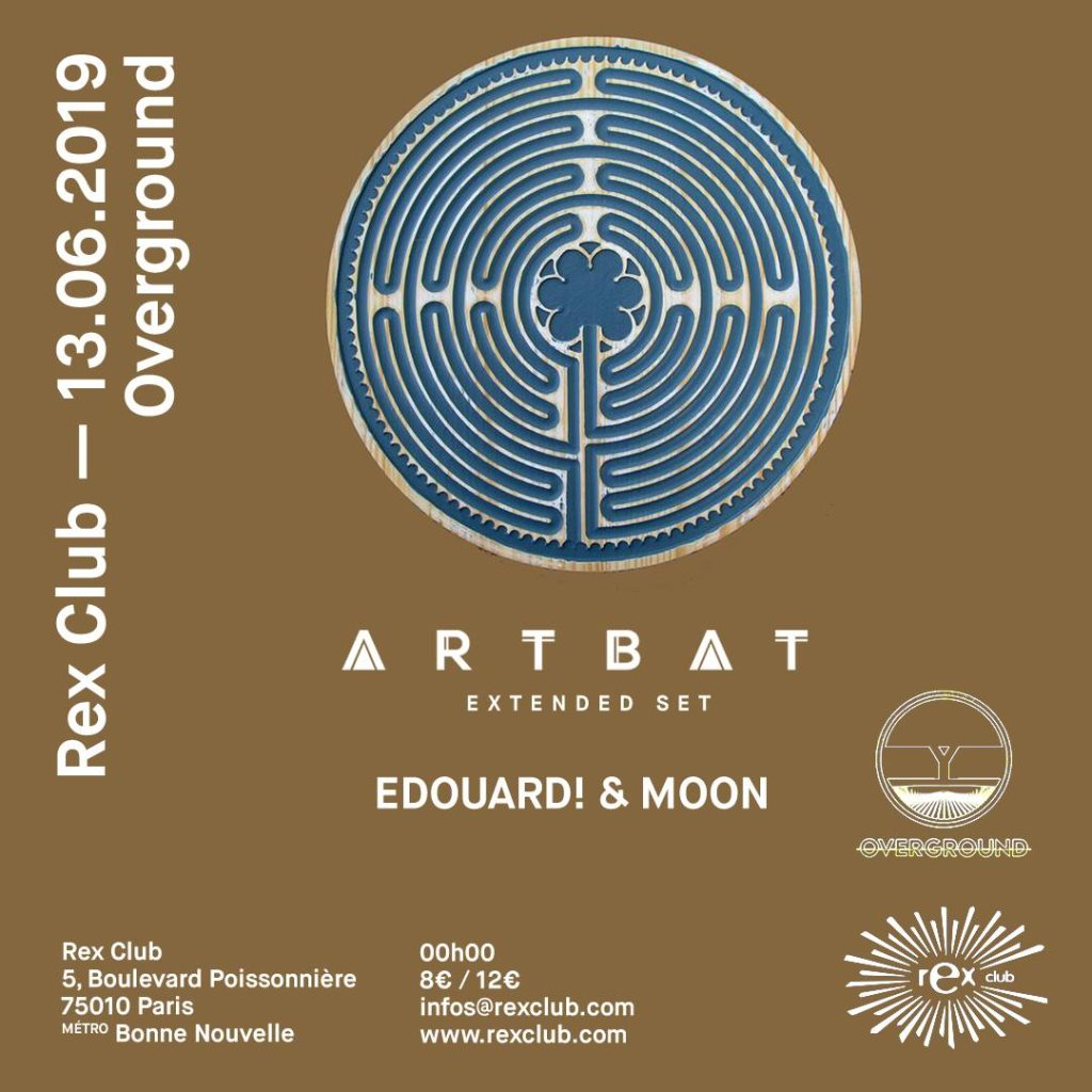 Overground: Artbat Extended Set, EDOUARD! & Moon - Flyer front