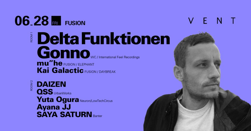 Delta Funktionen at Fusion - Flyer front