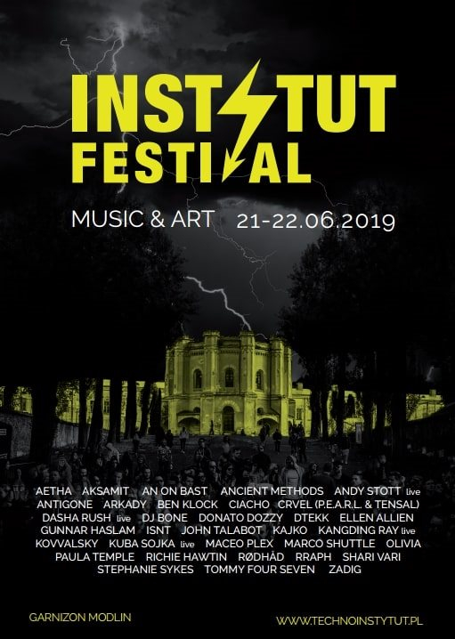 INSTYTUT Festival 2019 Music & Art - Flyer back