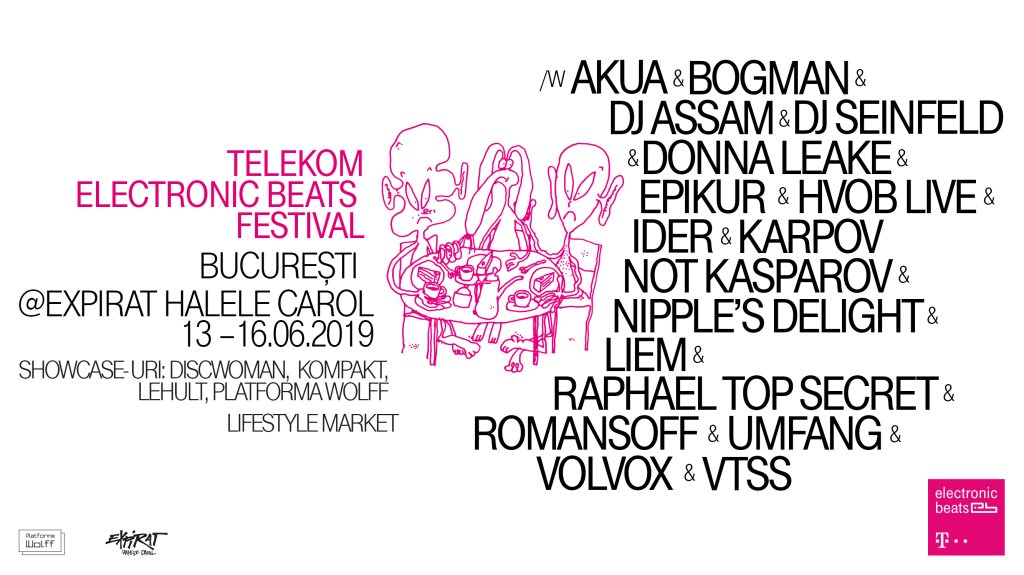Telekom Electronic Beats Festival - Flyer front