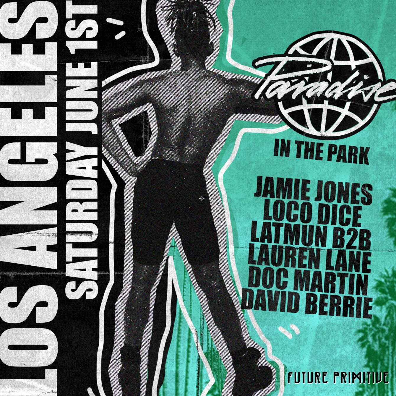 **Sold Out ** Paradise in the Park LA - Flyer front
