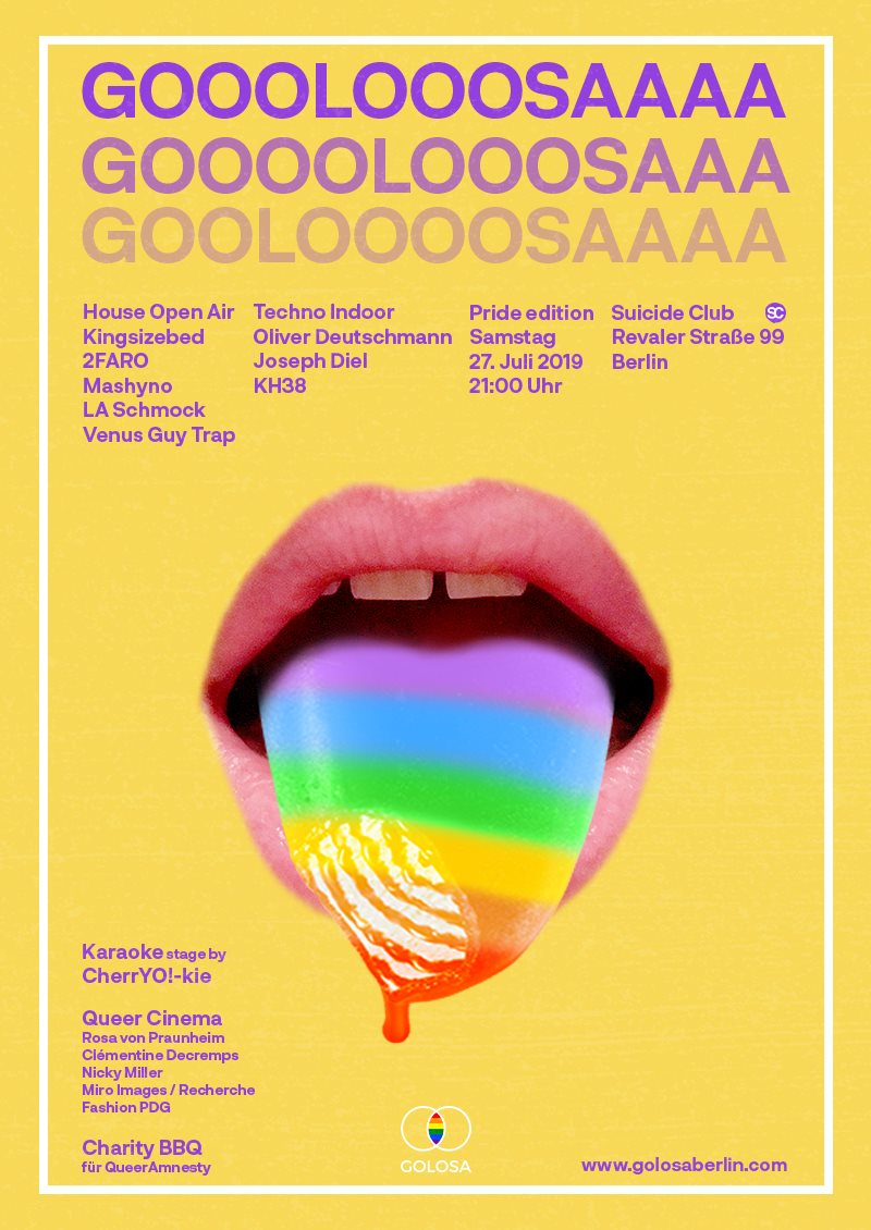 Golosa - Pride Edition - Flyer back