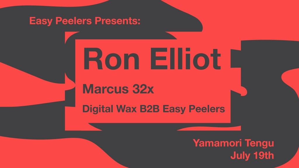 Easy Peelers with Ron Elliot, Marcus32x & Digital Wax - Flyer front