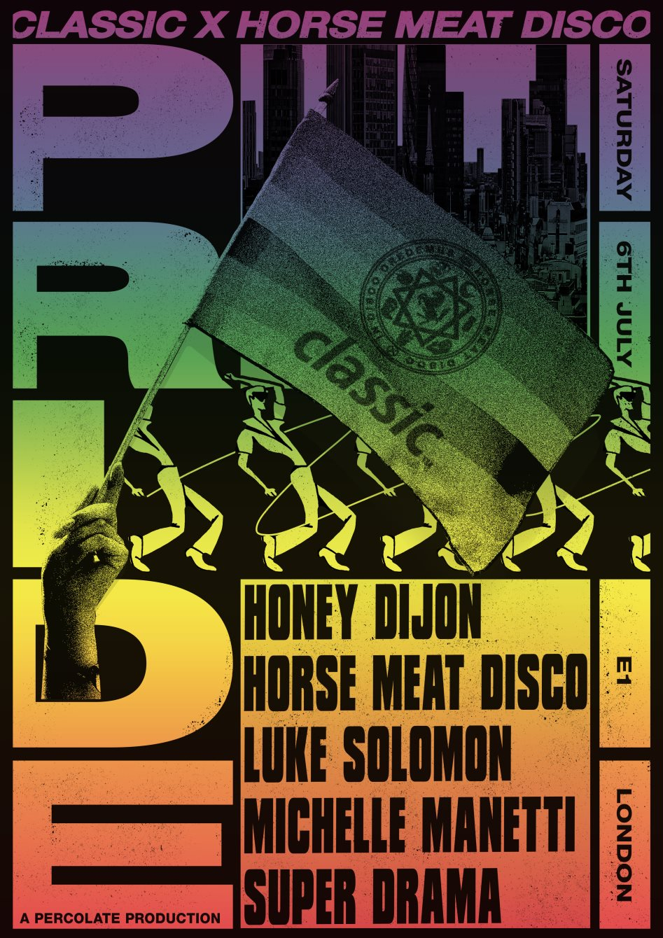 Pride Dance Party - Flyer front
