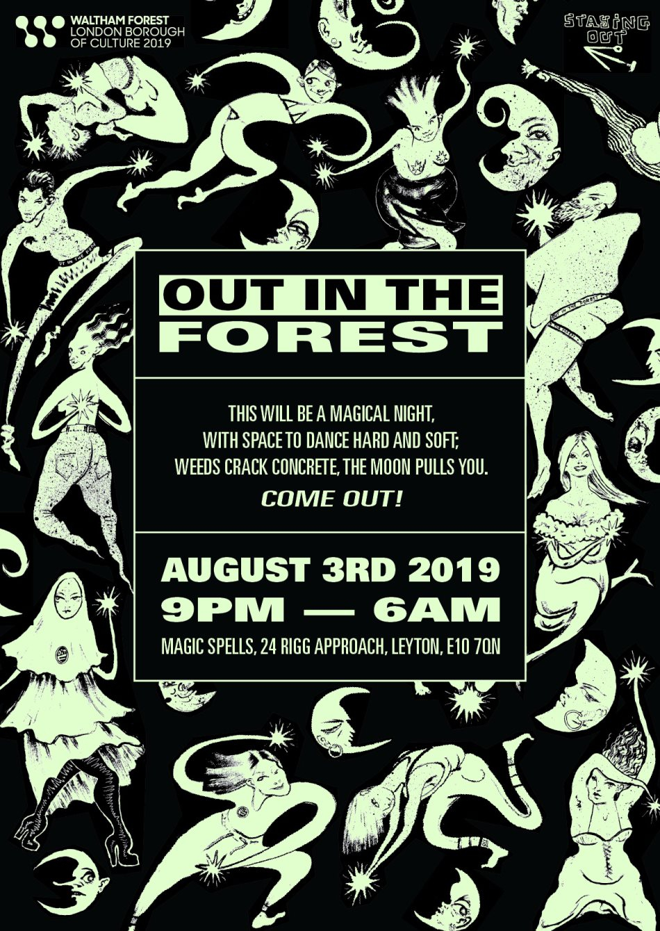 Out in the Forest - Flyer front