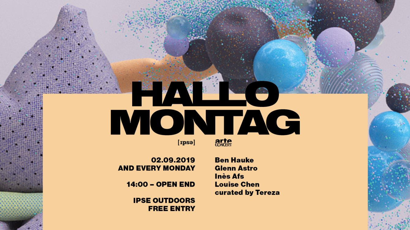 Hallo Montag Open Air #19 with Louise Chen, Glenn Astro & More - Flyer front