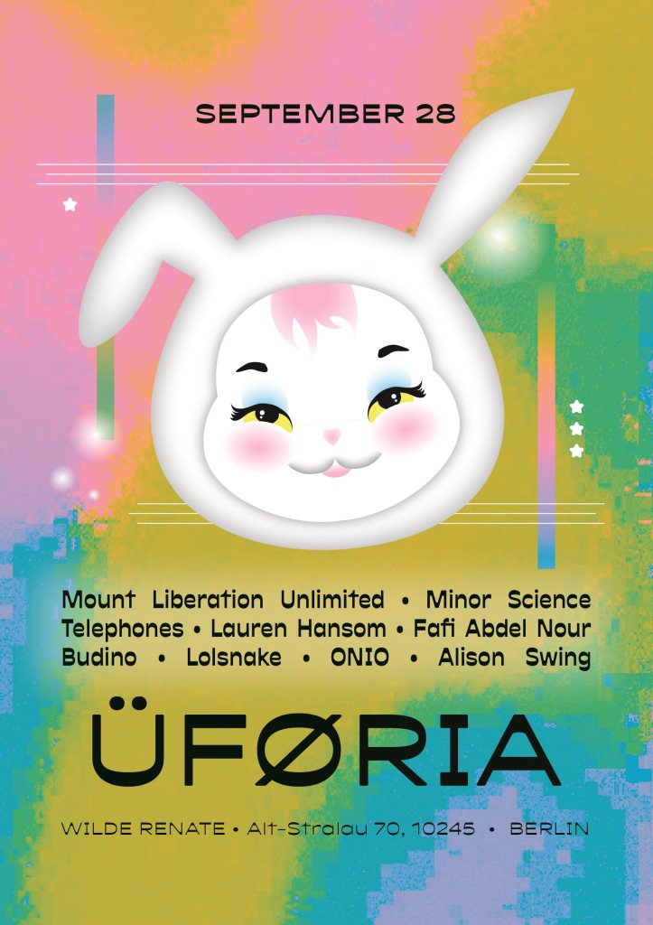 Uforia w. Mount Liberation Unlimited, Minor Science, Lauren Hansom & More - Flyer front