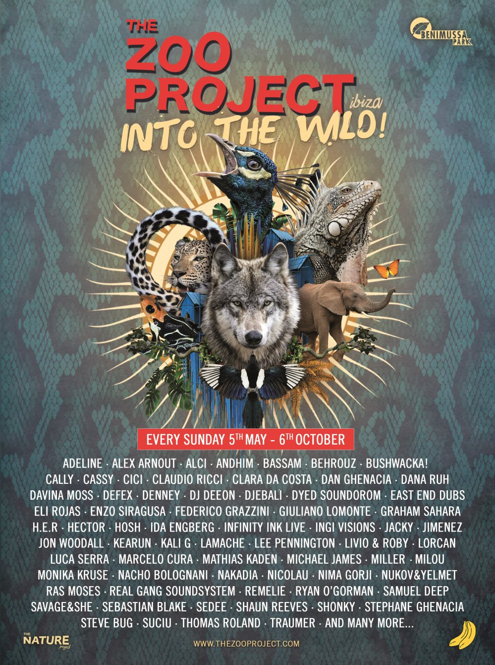 The Zoo Project 2019 - Flyer front