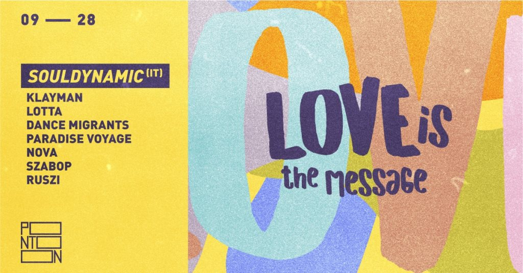 Love is the Message - Season Closing with Souldynamic - Flyer front
