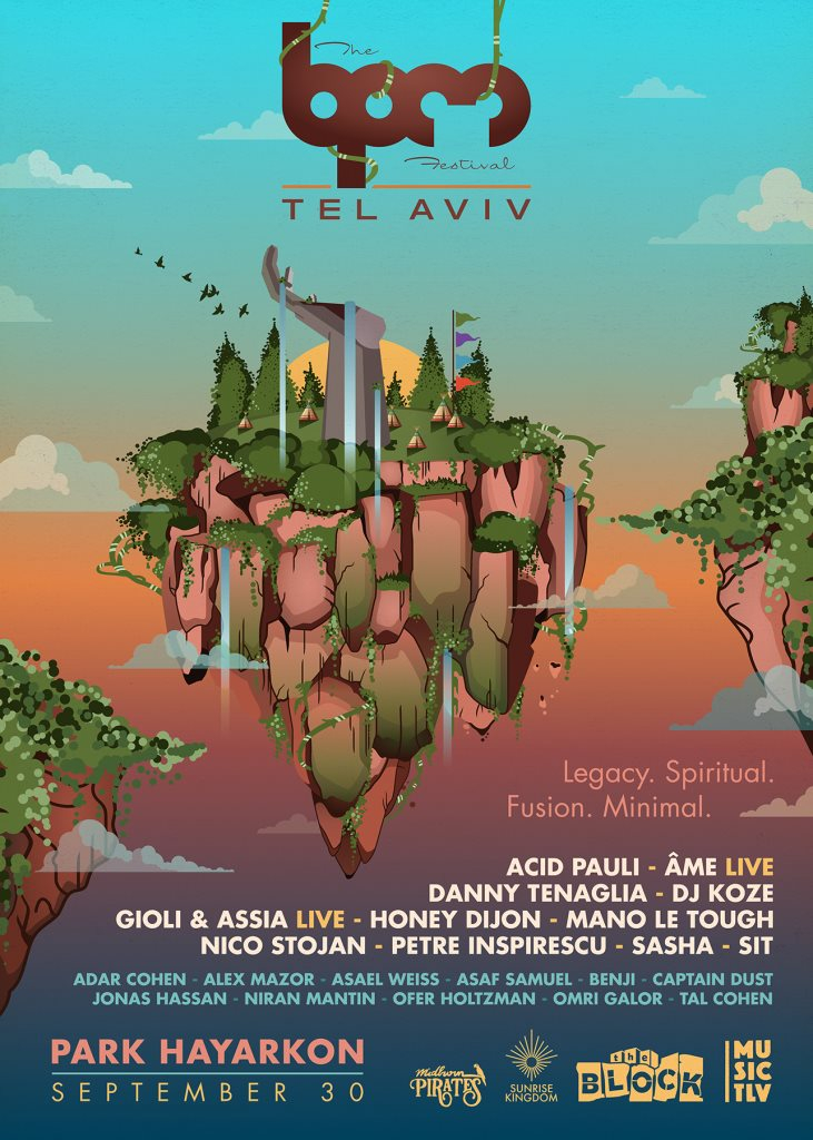 The BPM Festival: Tel Aviv 2019 - Flyer front