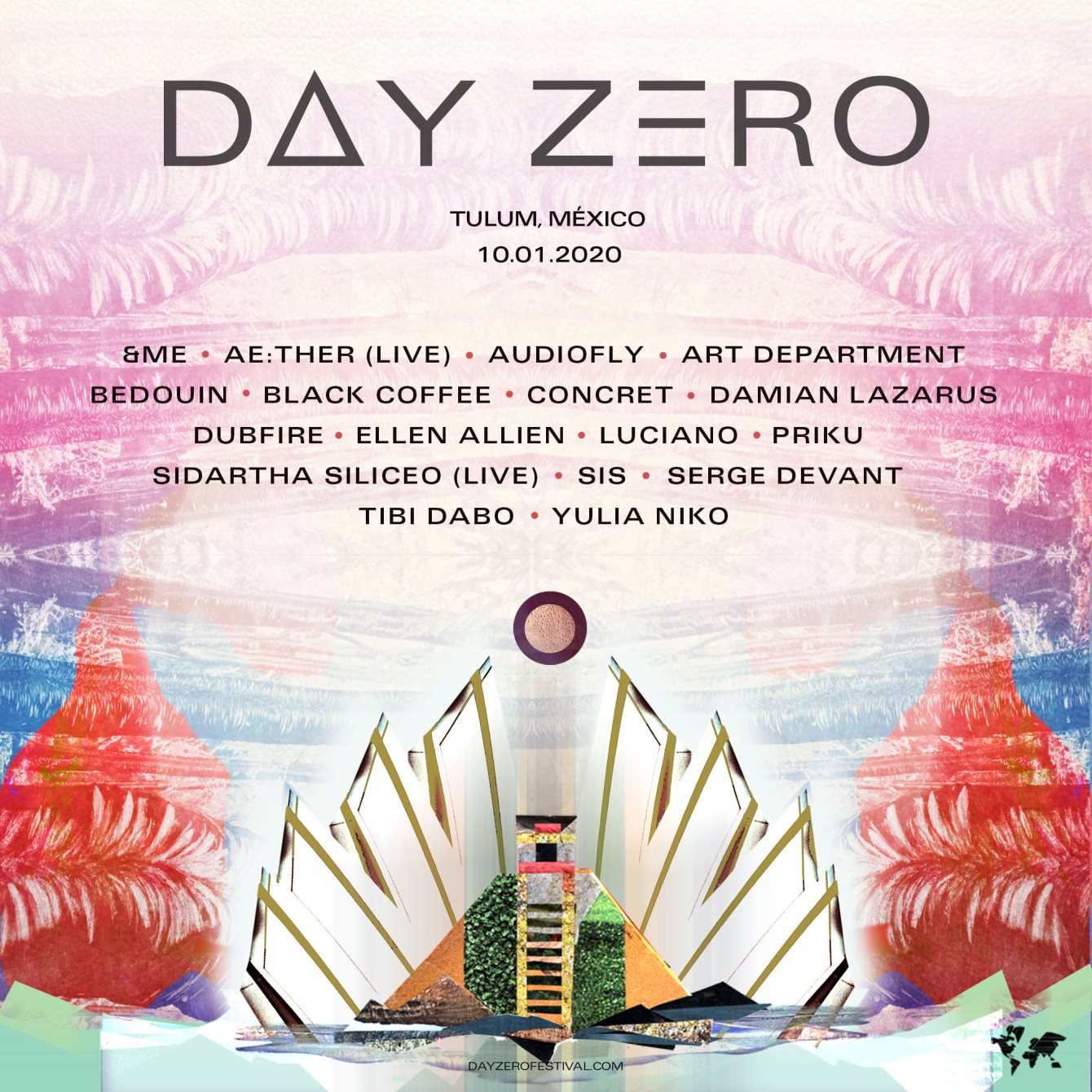 Day Zero Festival 2020 - Sold Out / Resale Active - Flyer front