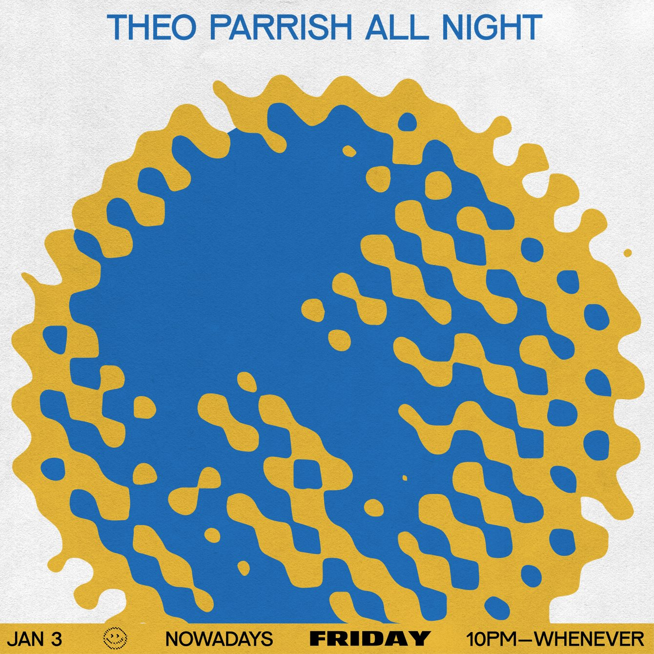 Friday: Theo Parrish All Night - Flyer back