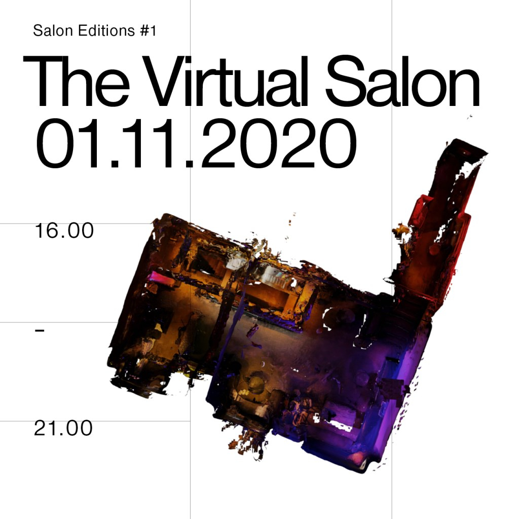 Salon Editions #1 - The Virtual Salon - Flyer front