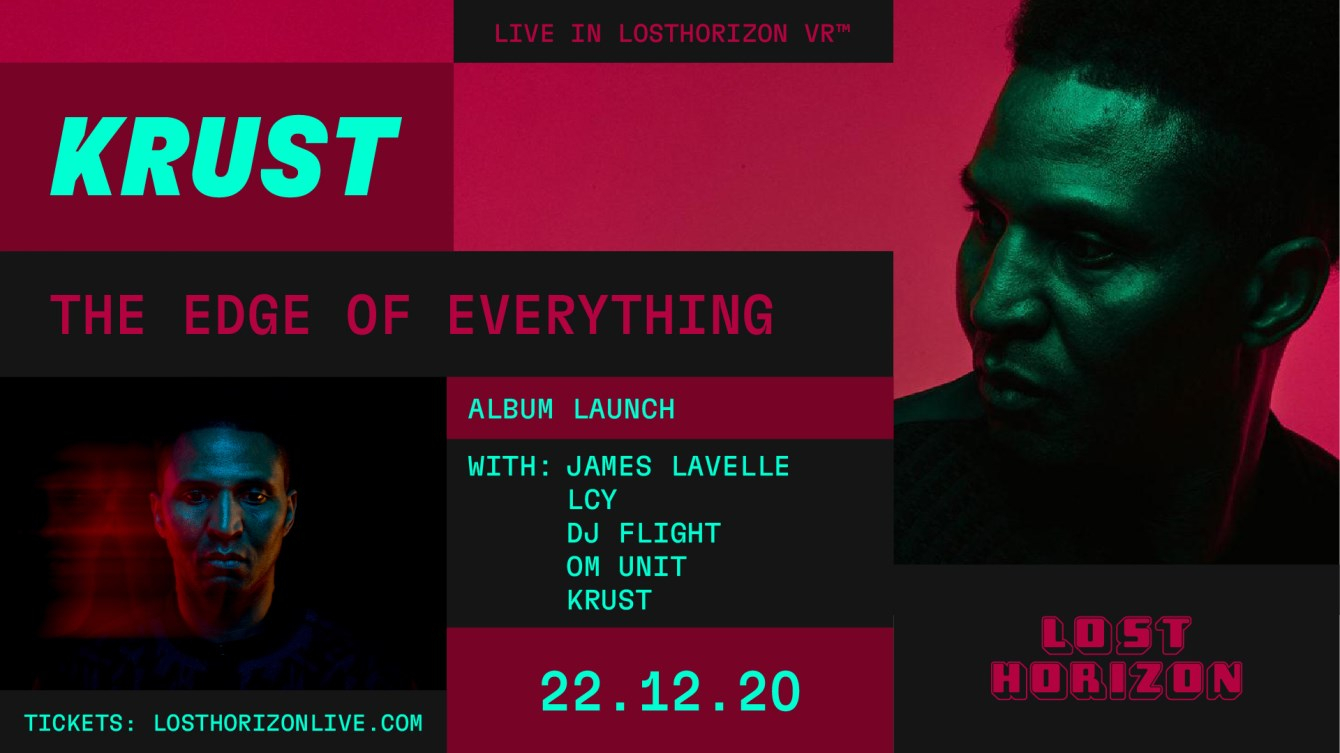Krust presents The Edge of Everything - Lost Horizon - Flyer front