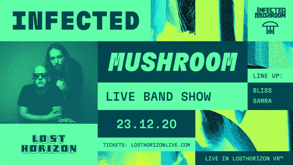 Infected Mushroom ft Infected Mushroom Live & Guests - Flyer front