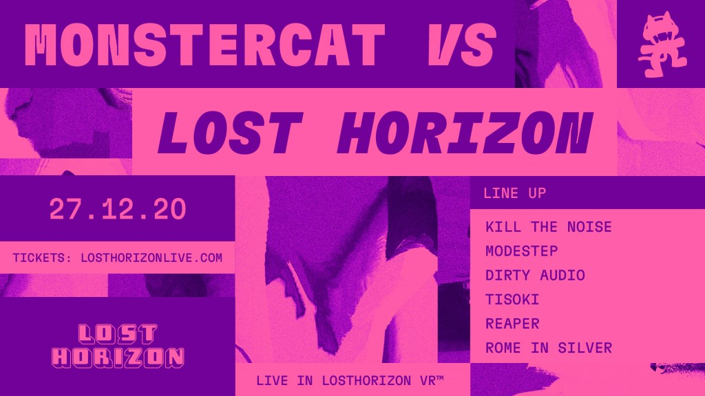 [POSTPONED] Monstercat VS Lost Horizon - Flyer front