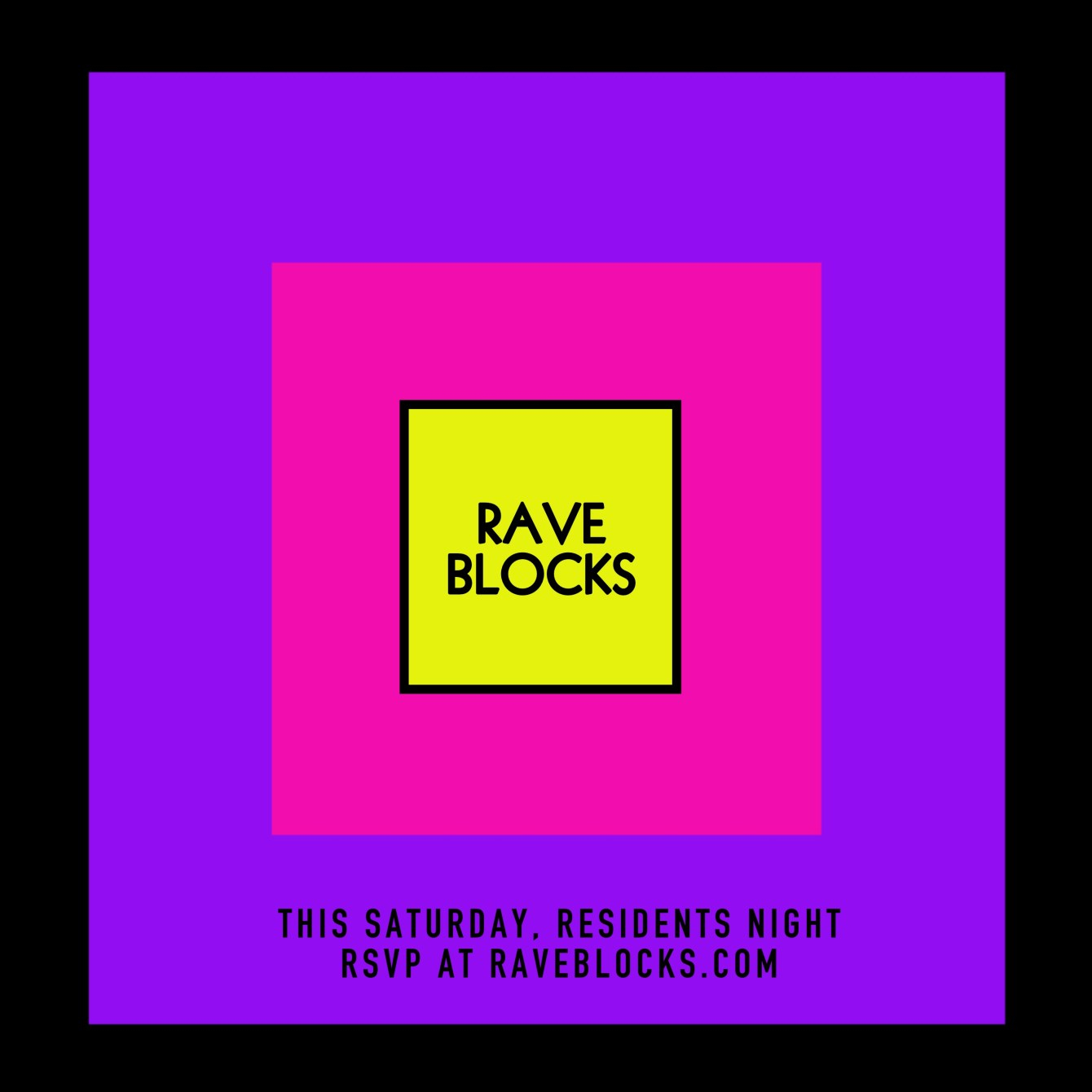 Raveblock: December Residents Night - Flyer front