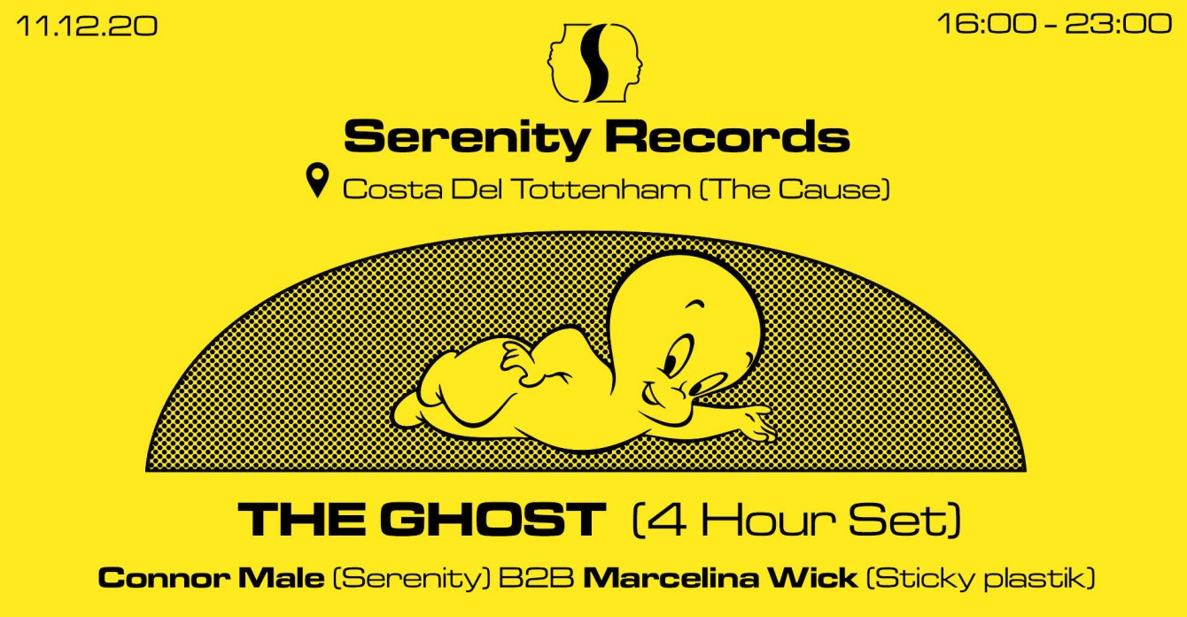 Serenity Records presents... The Ghost (4 Hour set) in The Theatre & Terrace - Flyer front