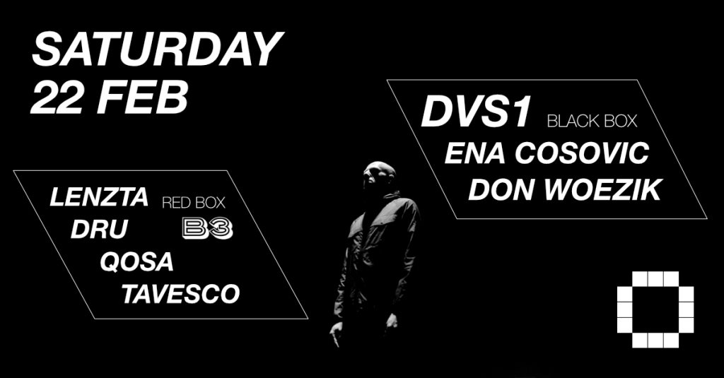 DVS1 / Ena Cosovic / Don Woezik / Block3 - Flyer front