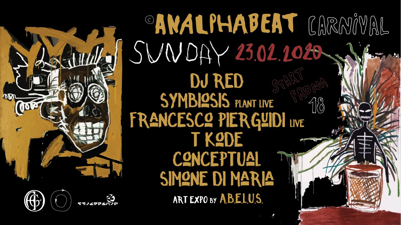 Analphabeat Carnival - Flyer front