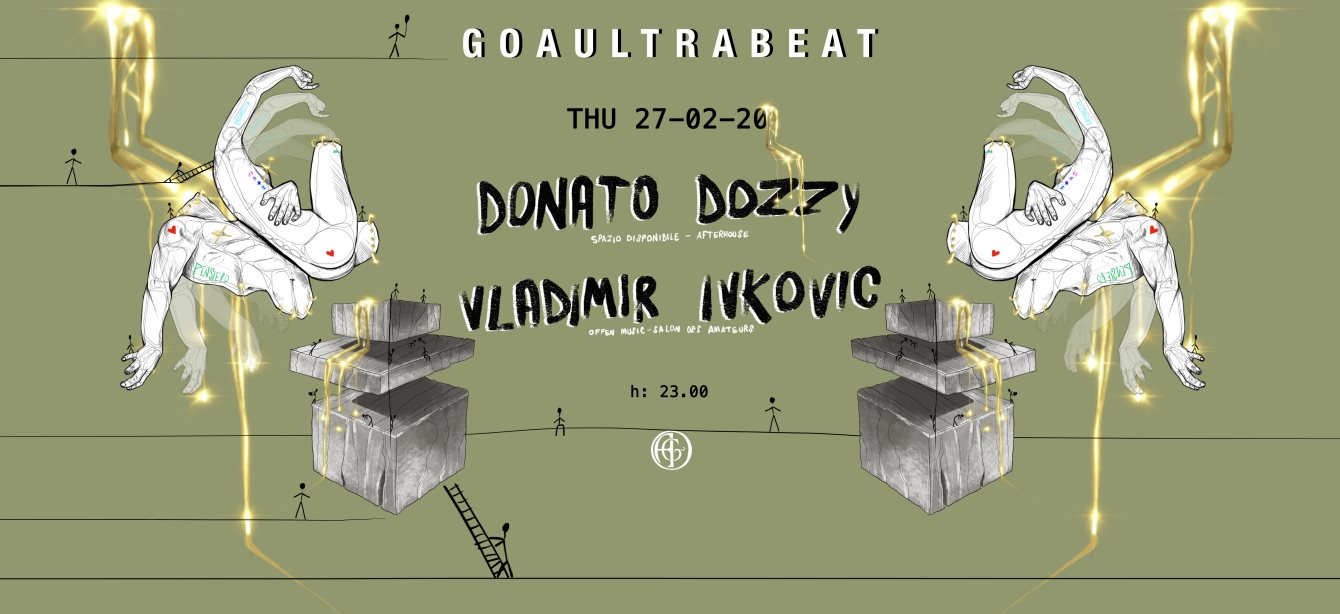 Goaultrabeat Pres. Donato Dozzy & Vladimir Ivkovic - Flyer front