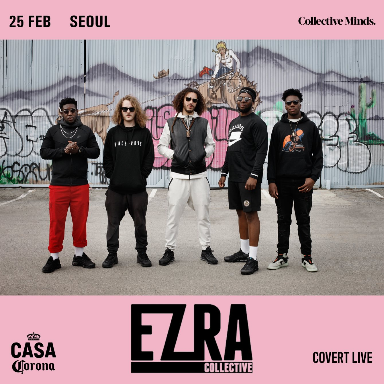 Ezra Collective Live In Seoul - Flyer front