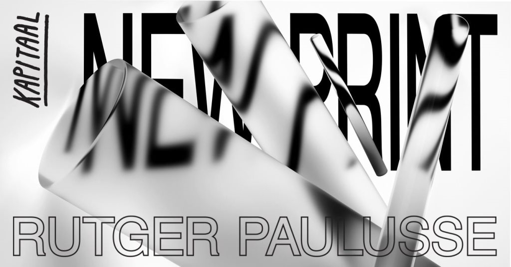 New Print: Rutger Paulusse - Flyer front