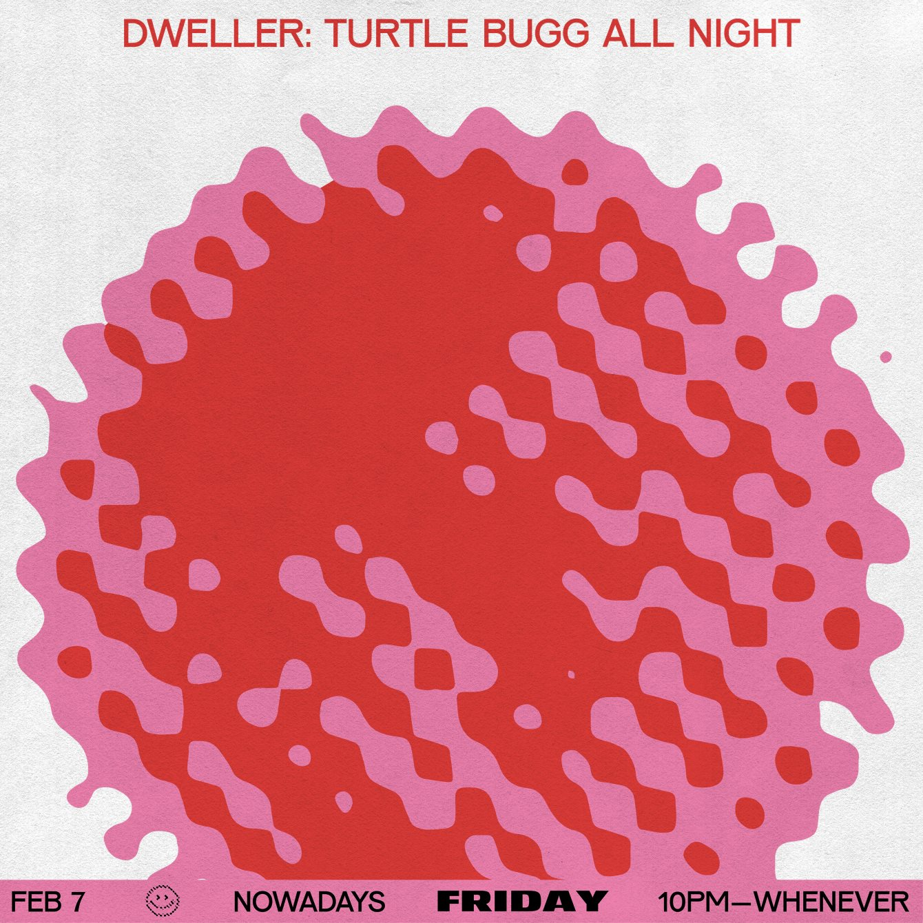 dweller: Turtle Bugg All Night - Flyer back
