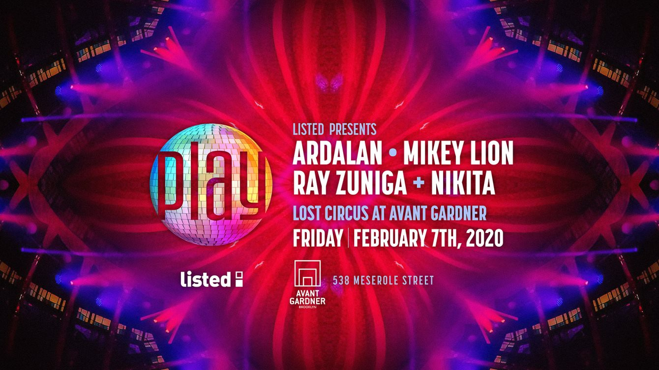 Mikey Lion & Ardalan Play in The Lost Circus - Flyer front