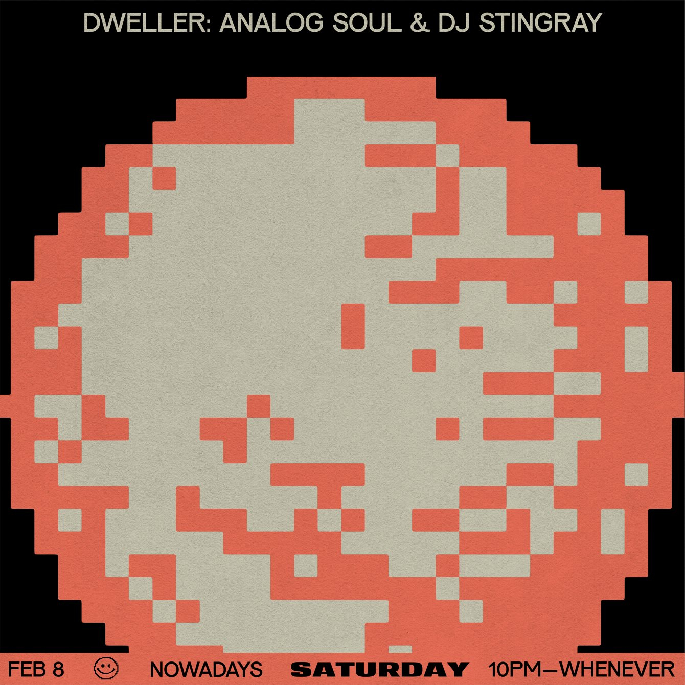 dweller: Analog Soul and DJ Stingray // limited tickets available on the door - Flyer back