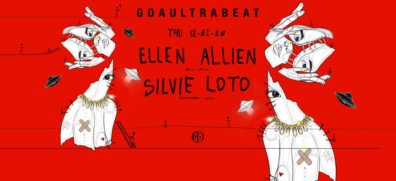 [CANCELLED] Goaultrabeat Pres. Ellen Allien, Silvie Loto - Flyer front