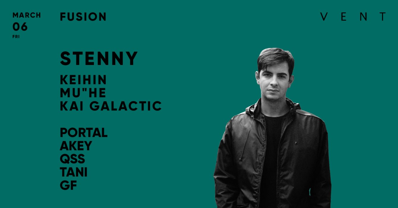 Stenny at Fusion - Flyer front