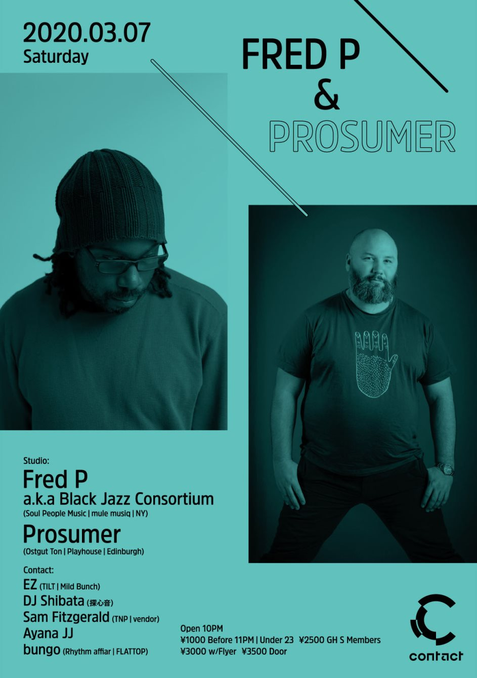 Fred P & Prosumer - Flyer front