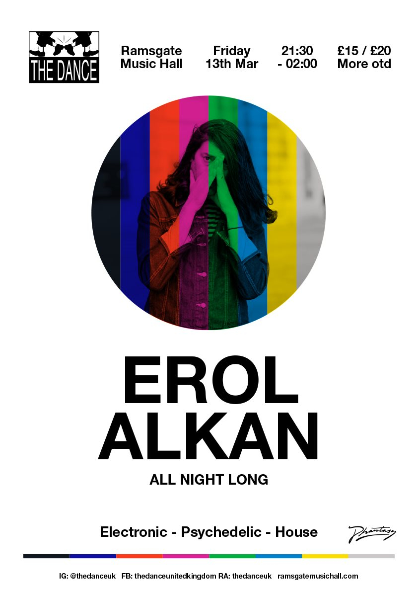 The Dance with Erol Alkan All Night Long - Flyer front