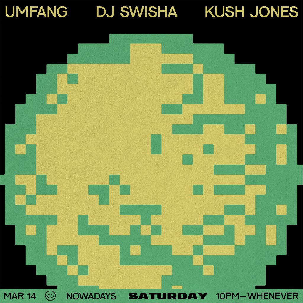 Virtual Saturday: Umfang, DJ Swisha and Kush Jones - Flyer back