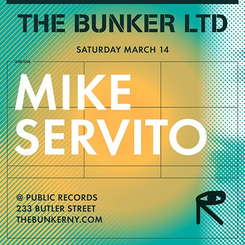 [CANCELLED] The Bunker LTD with Mike Servito - Flyer back