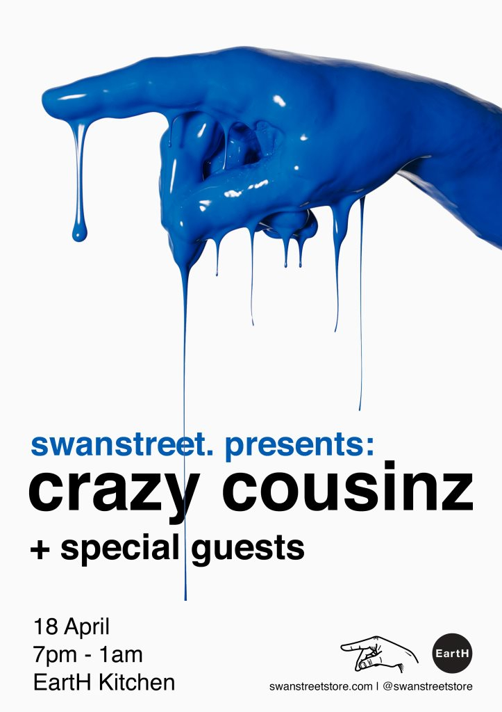 [POSTPONED] Swanstreet. 2nd Birthday with Crazy Cousinz - Flyer front