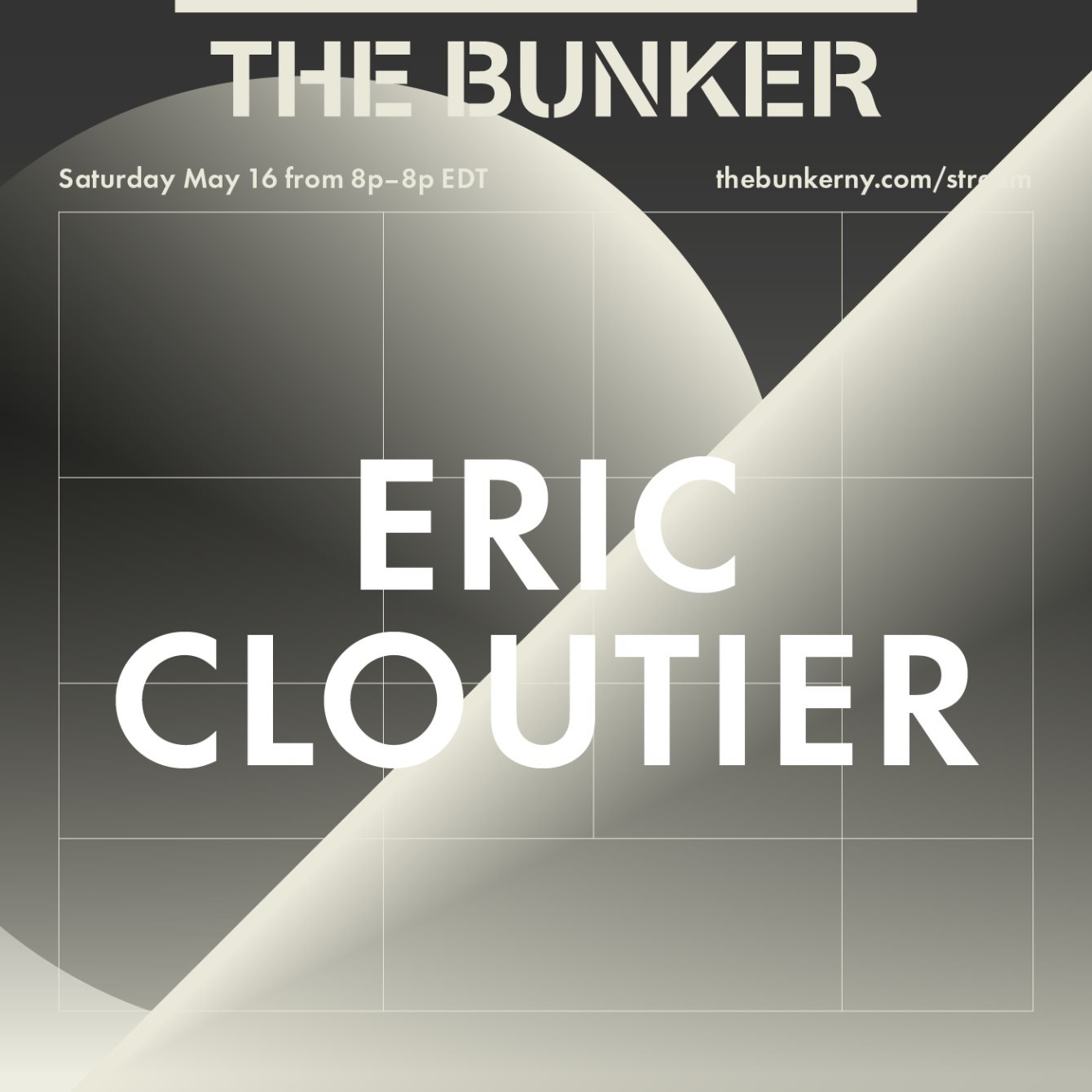 The Bunker Stream with Eric Cloutier - Flyer back