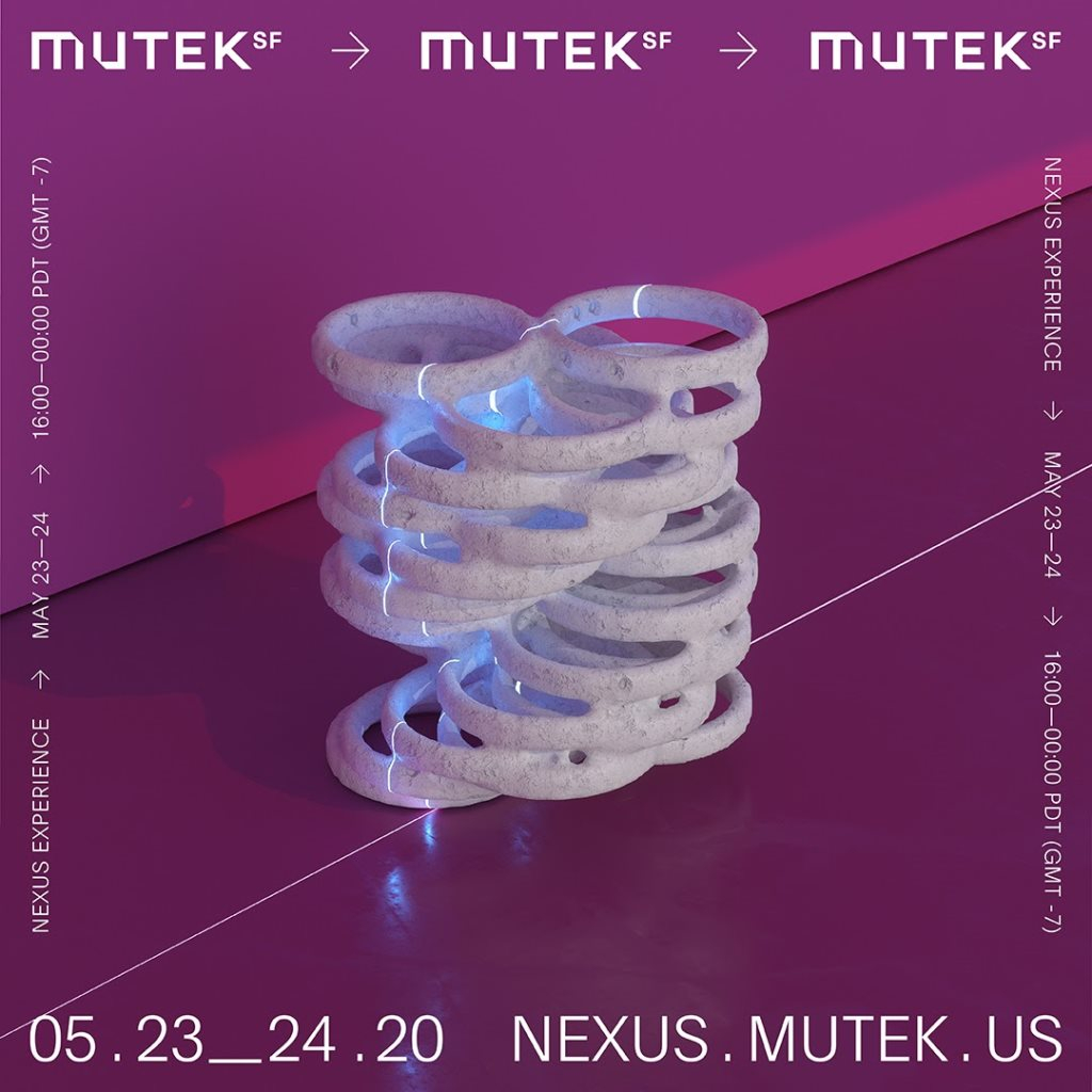 MUTEK.SF: NEXUS Experience - Flyer front