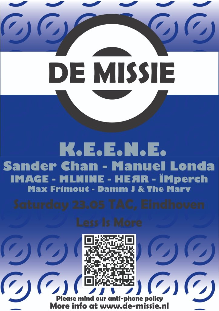 De Missie By Day - Flyer front