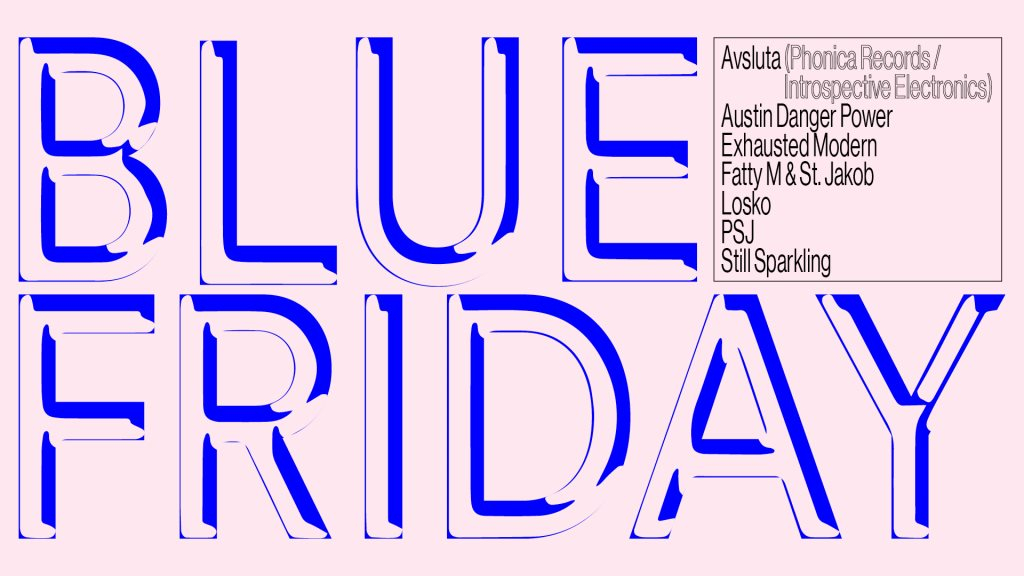 Blue Friday - Flyer front