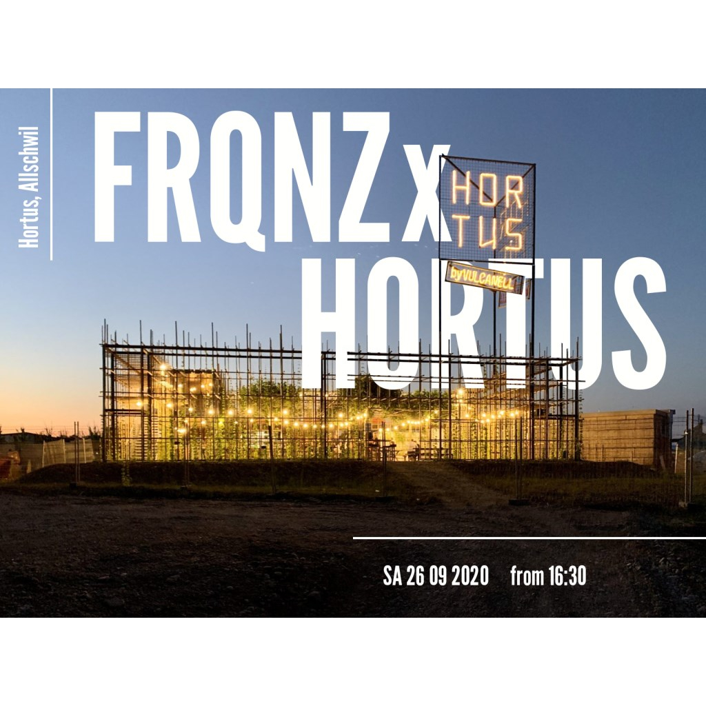 [CANCELLED] FRQNZ x Hortus - Flyer front