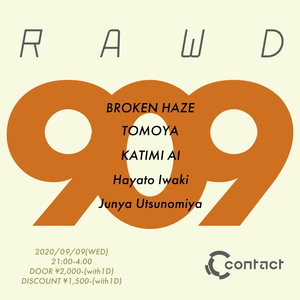 Rawd - Flyer front