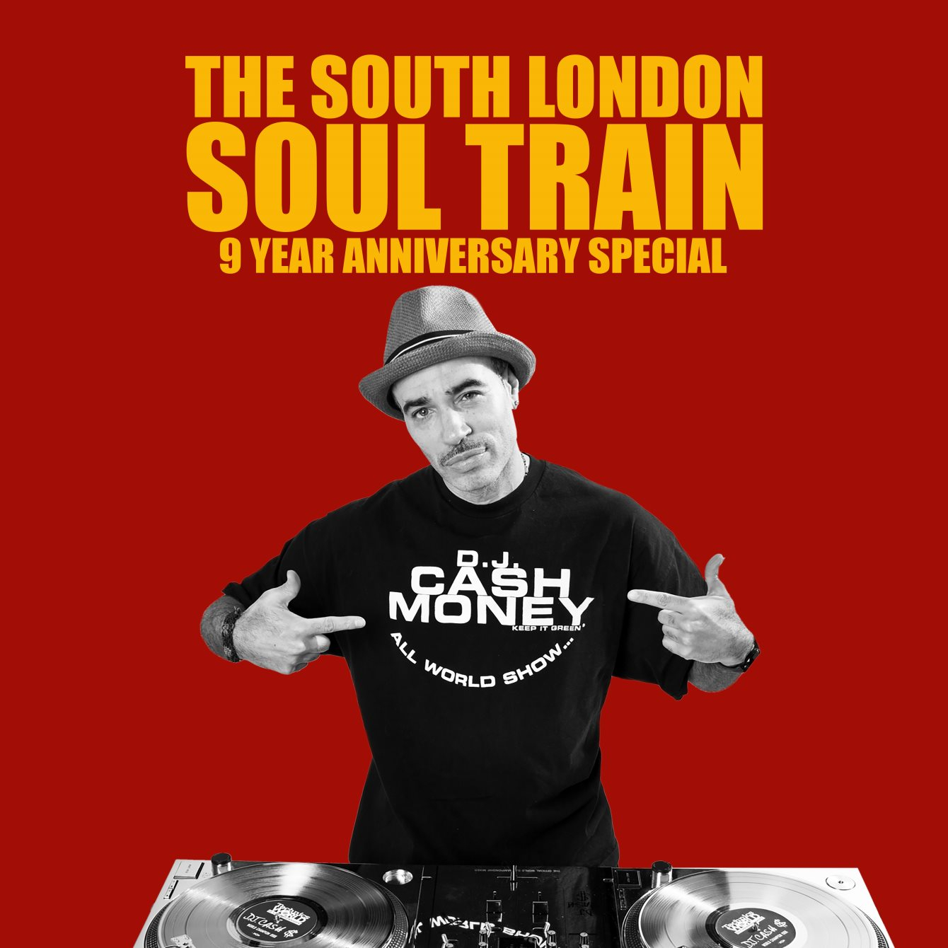 The South London Soul Train 11 Year Special with DJ Cash Money - More - Flyer back