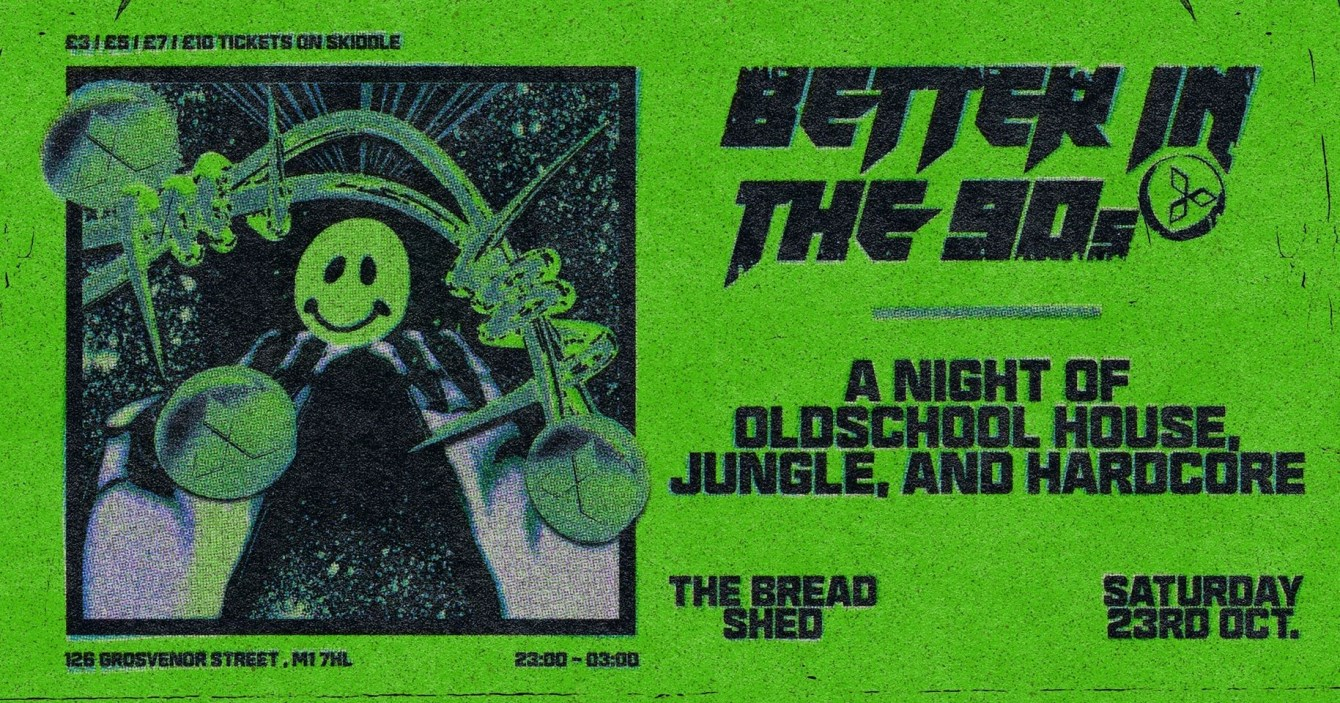 Better in the 90s - Flyer front