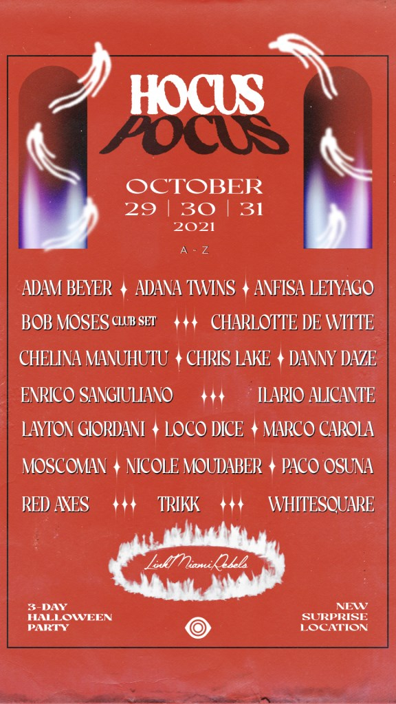 Hocus Pocus By Link Miami Rebels At Secret Location Miami